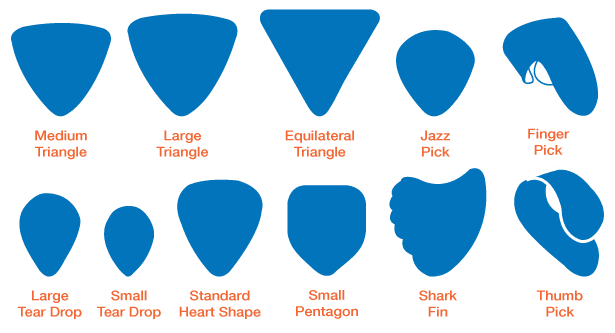 Some Various Pick Shapes