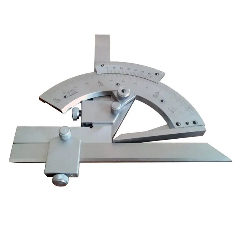 A "goniometer" for measuring angles.