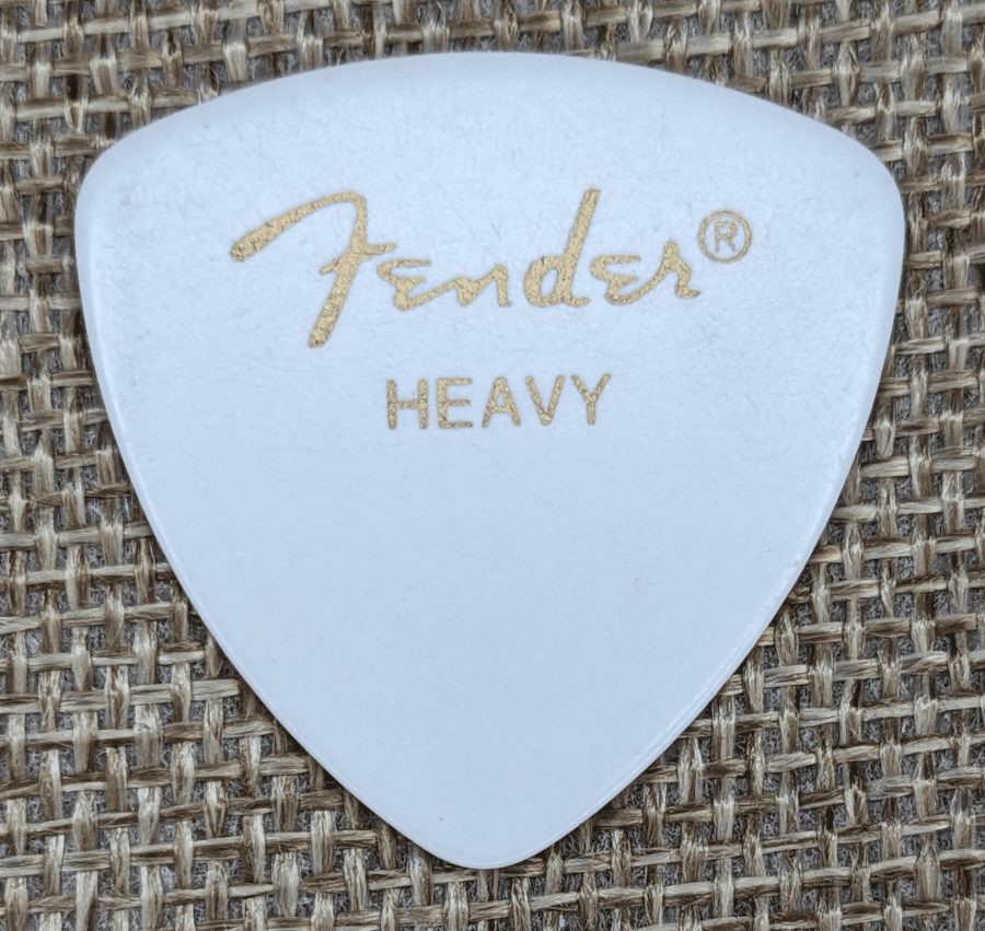 Fender’s White 346 Tri-Tip Heavy Celluloid Pick